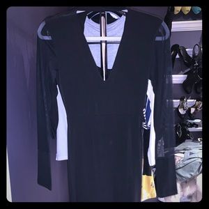 Choker neck dress